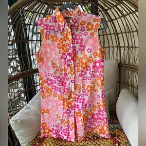Vintage 60’s flower power romper